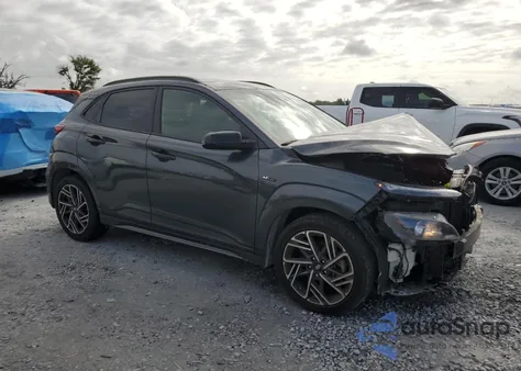 2022 Hyundai Kona N Line from USA, damaged, VIN KM8K33A30NU927862